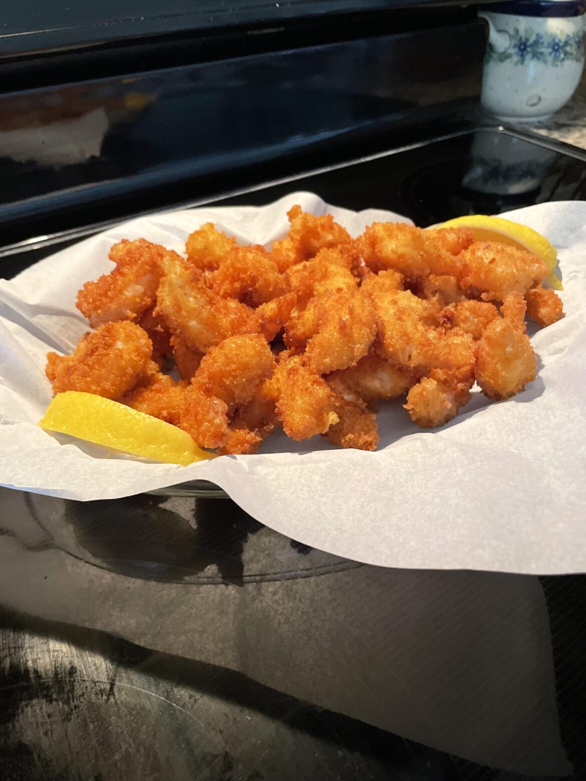Panko breaded shrimp