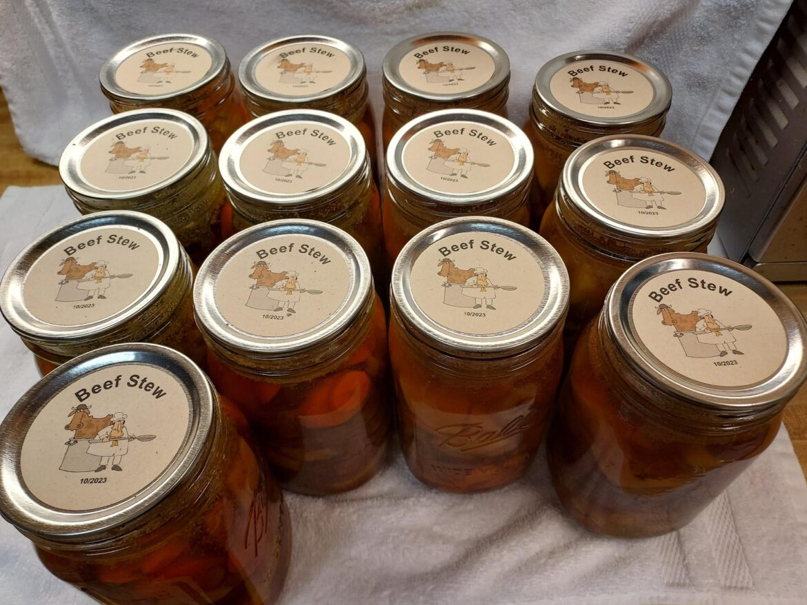 Todays project, Beef Stew