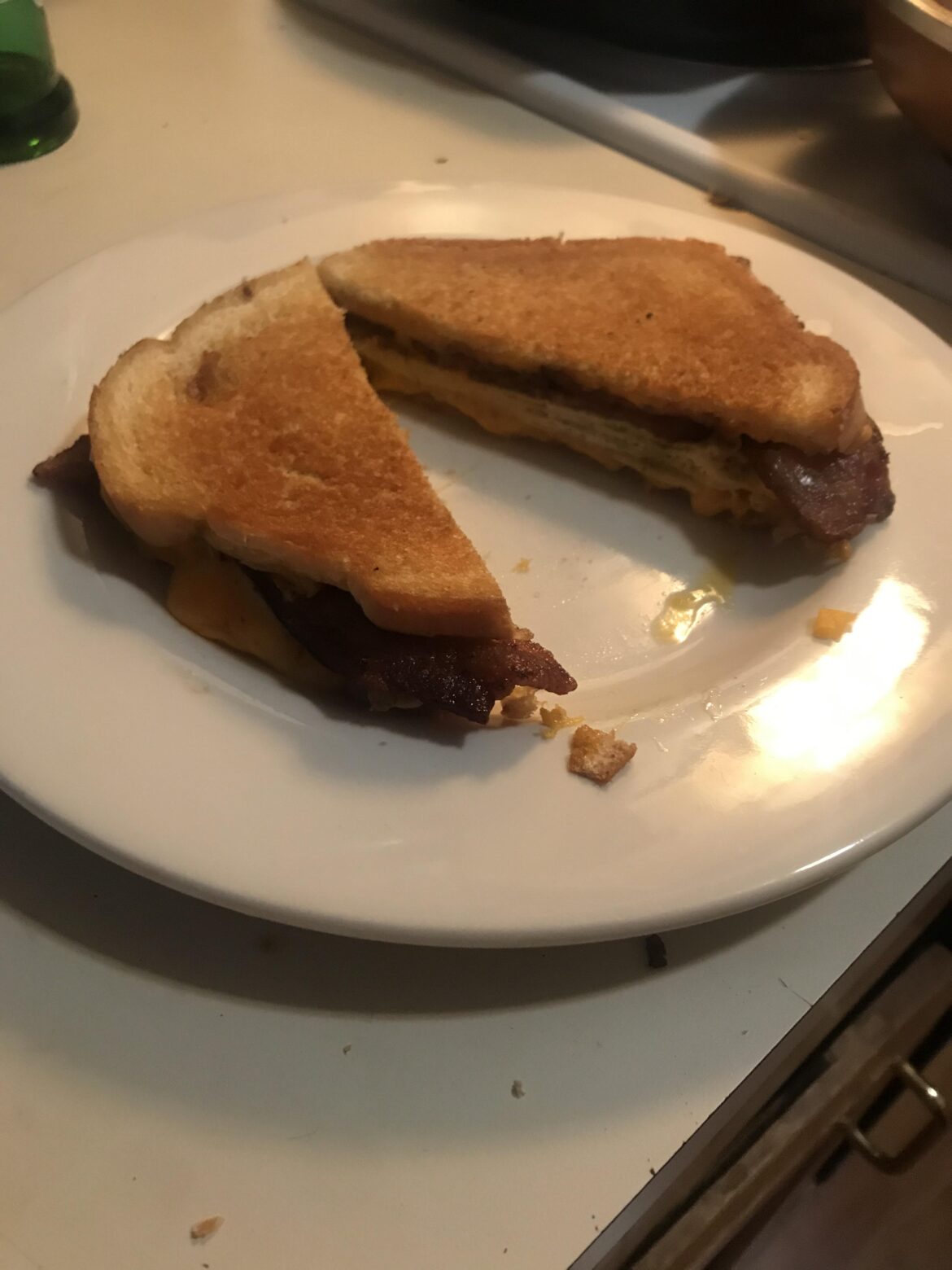 Best bacon egg and cheese I’ve made to date