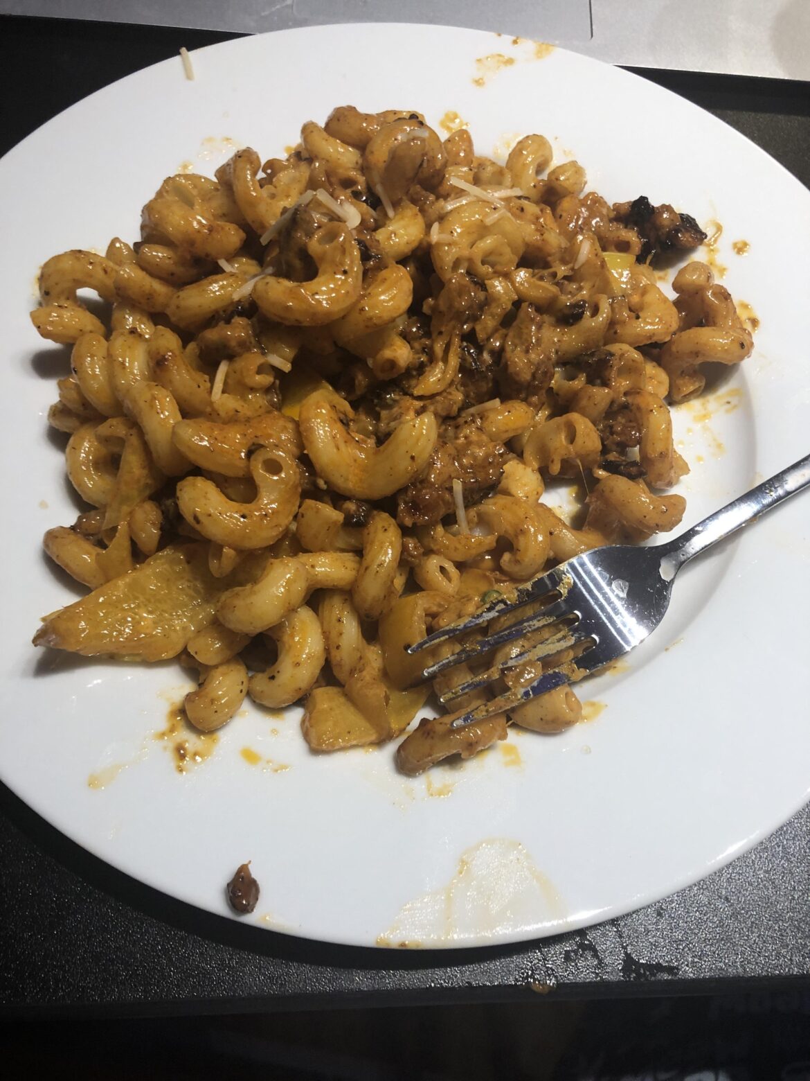 10/27/23: Pork and Roasted Bell Pepper Pasta