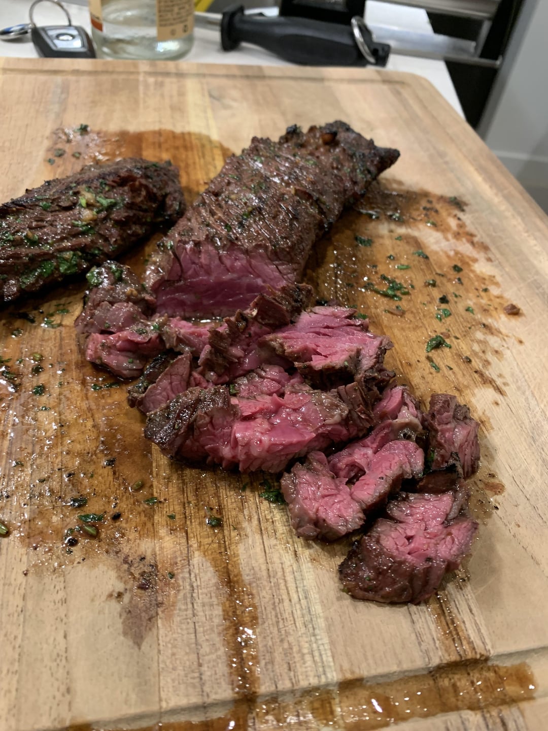 bf grilled a hanger steak for tacos..lucky me! ) Dining and Cooking