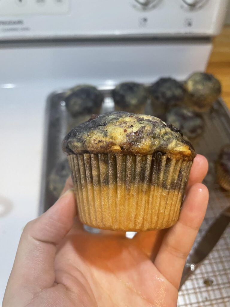 Classic blueberry muffins from Stella Parks