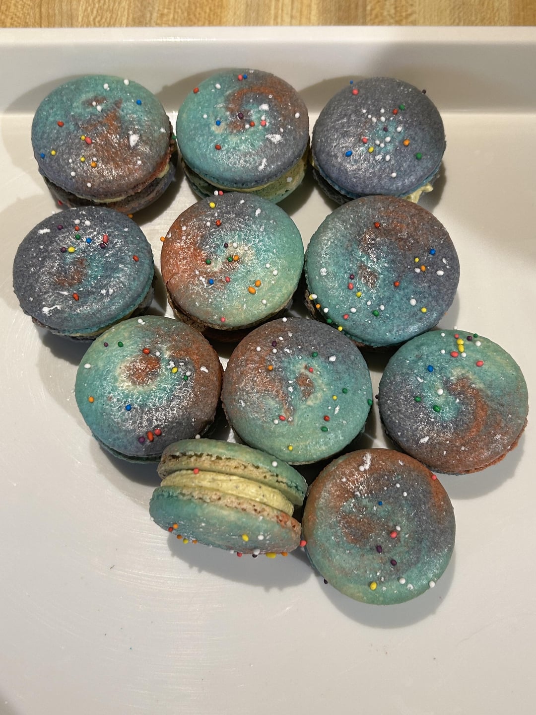 Galaxy macarons Dining and Cooking