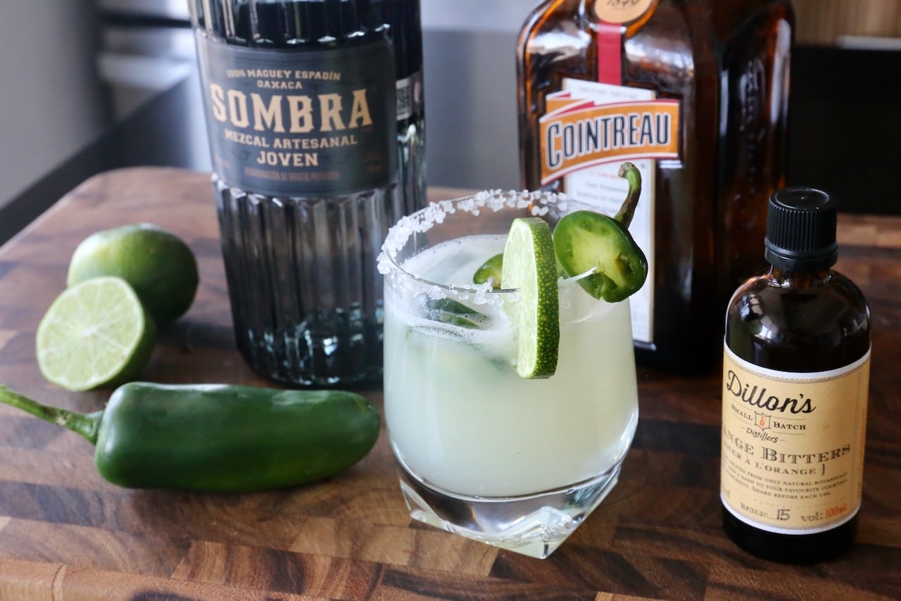 Spicy Mezcal Margarita Jalapeño Cocktail Dining and Cooking