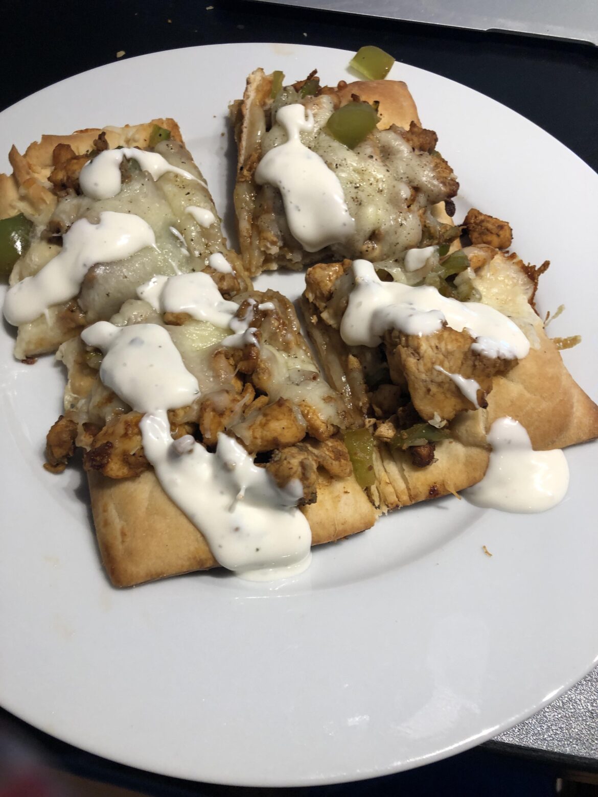 10/10/23: BBQ Ranch Chicken Flatbreads
