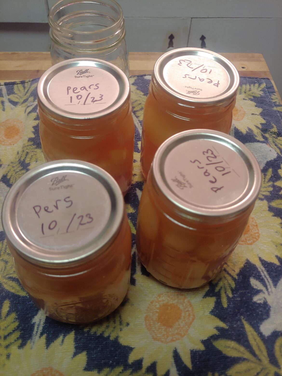 All that hard work and then you go and spell "pears" wrong