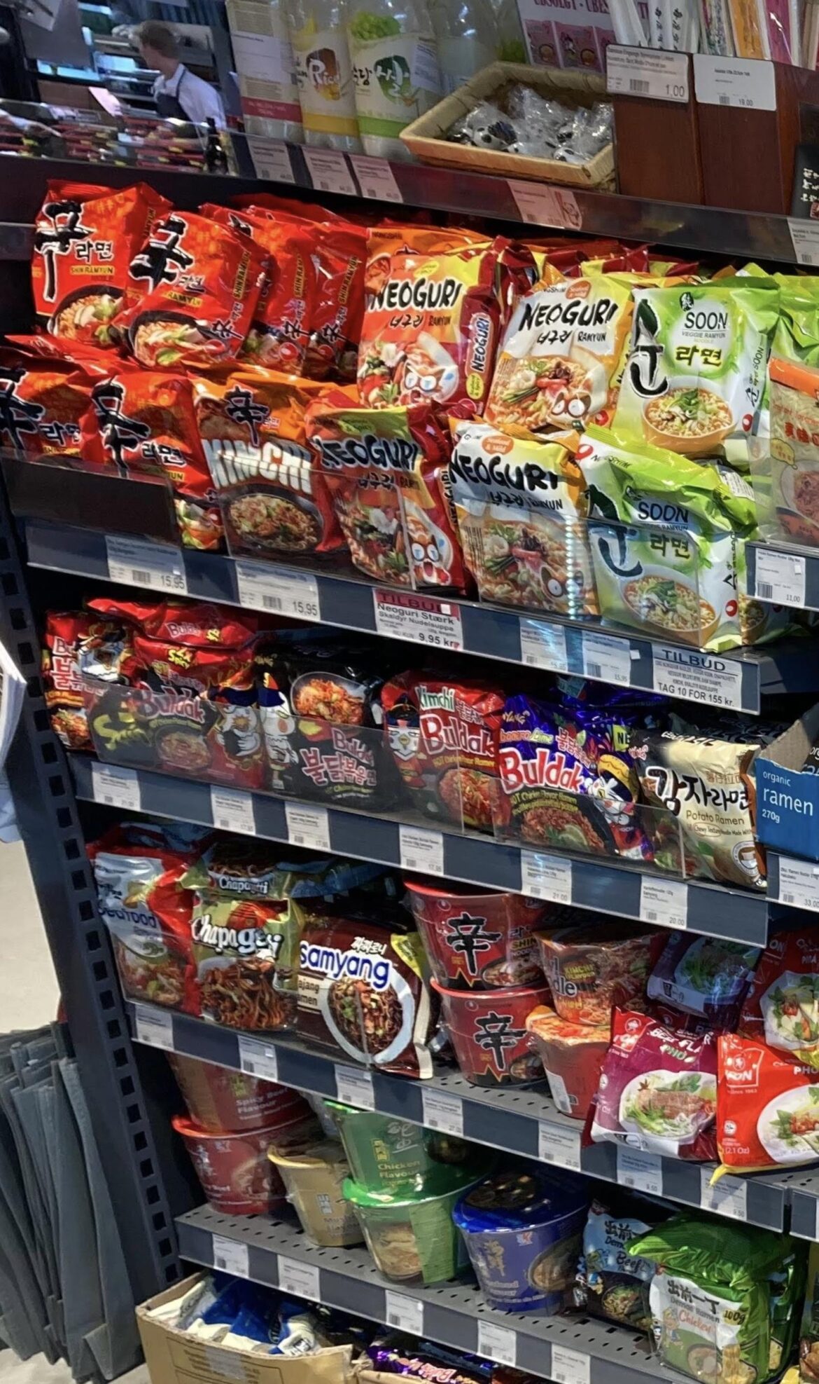 Instant noodles at Torvehallerne in Copenhagen