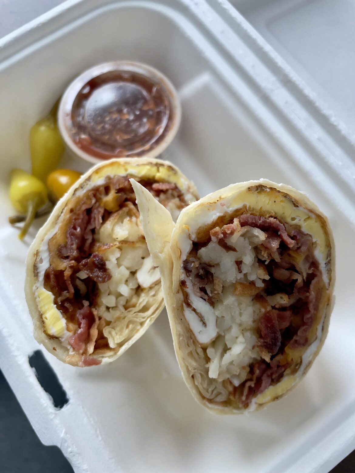 One of my all time favorite breakfast burritos in LA