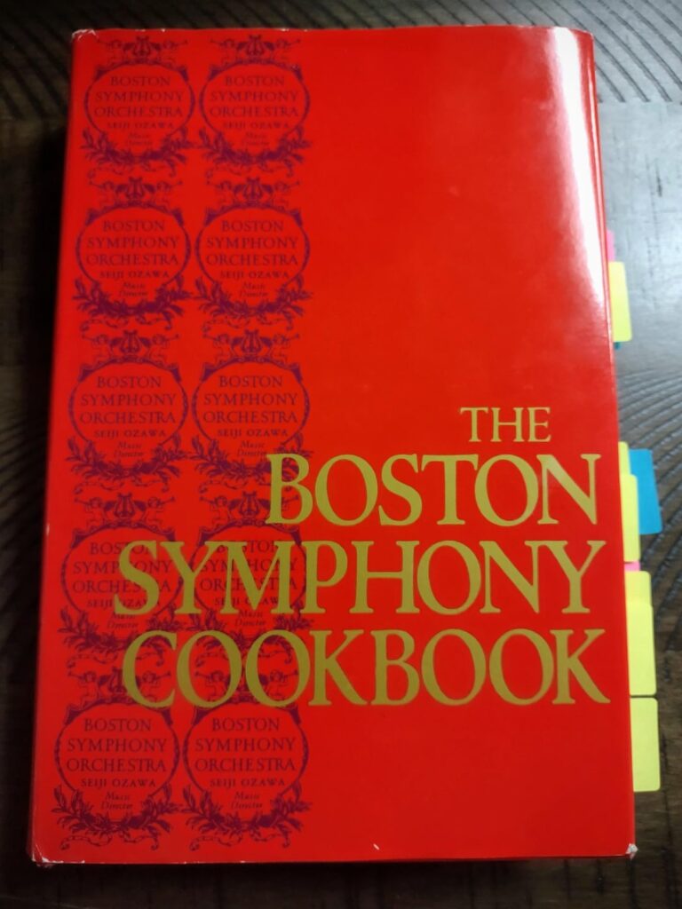 The Boston Symphony Cookbook