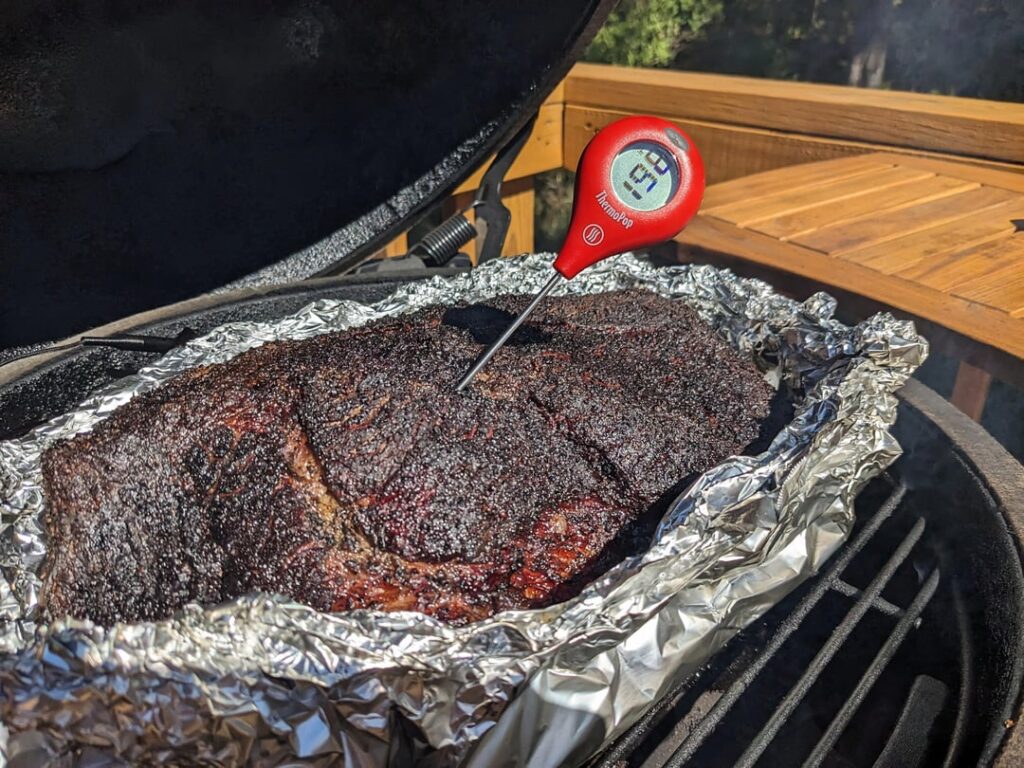 First full packer brisket. Very satisfied with the look and smell. Taste TBD.