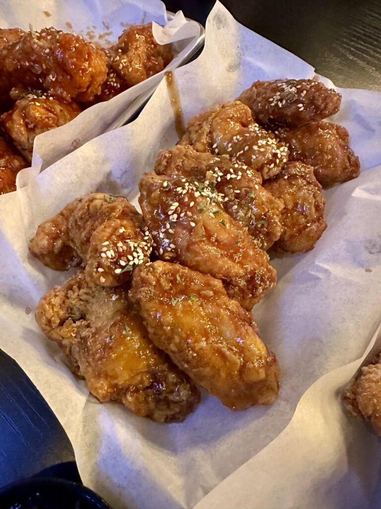 Korean fried chicken at Two zone chicken 8th St.