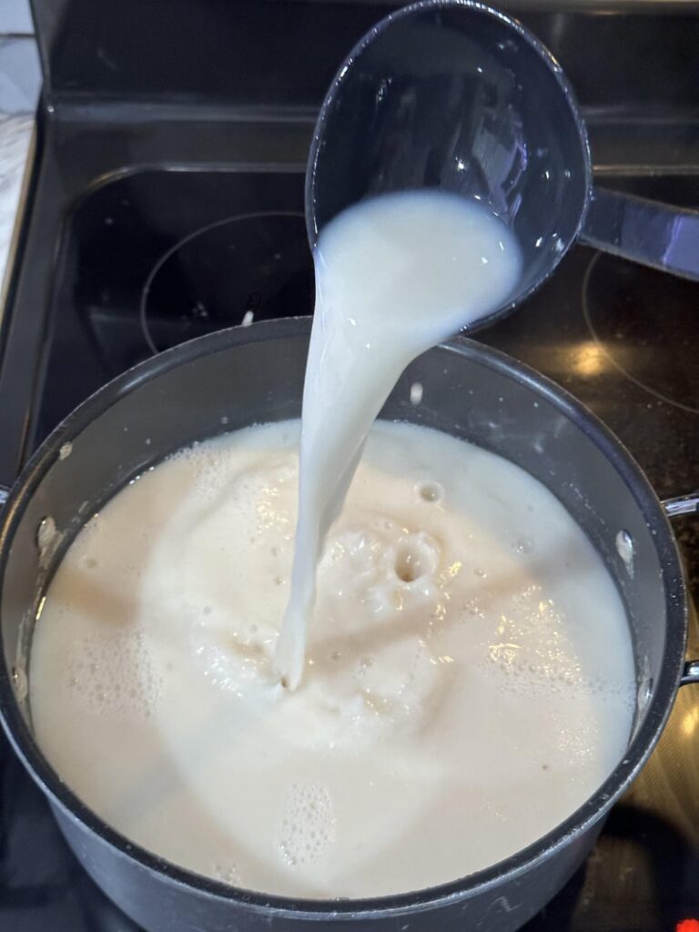 Prepping for cold weather by making a big batch of seolleongtang