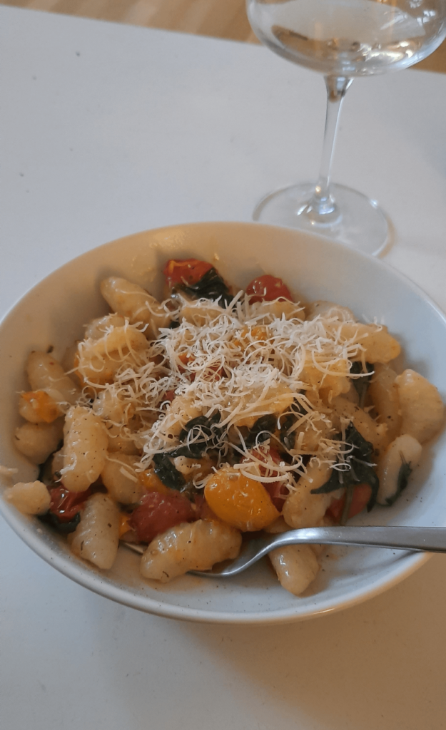 Oven roast Gnocci