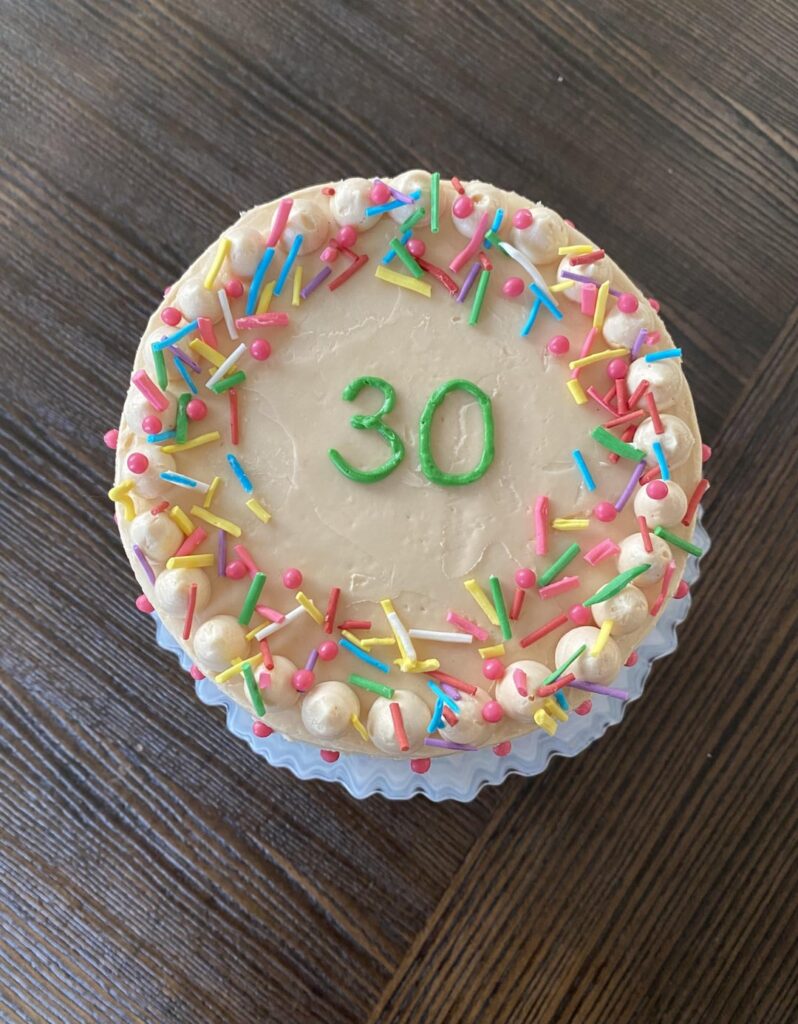 A very Bravetart birthday cake