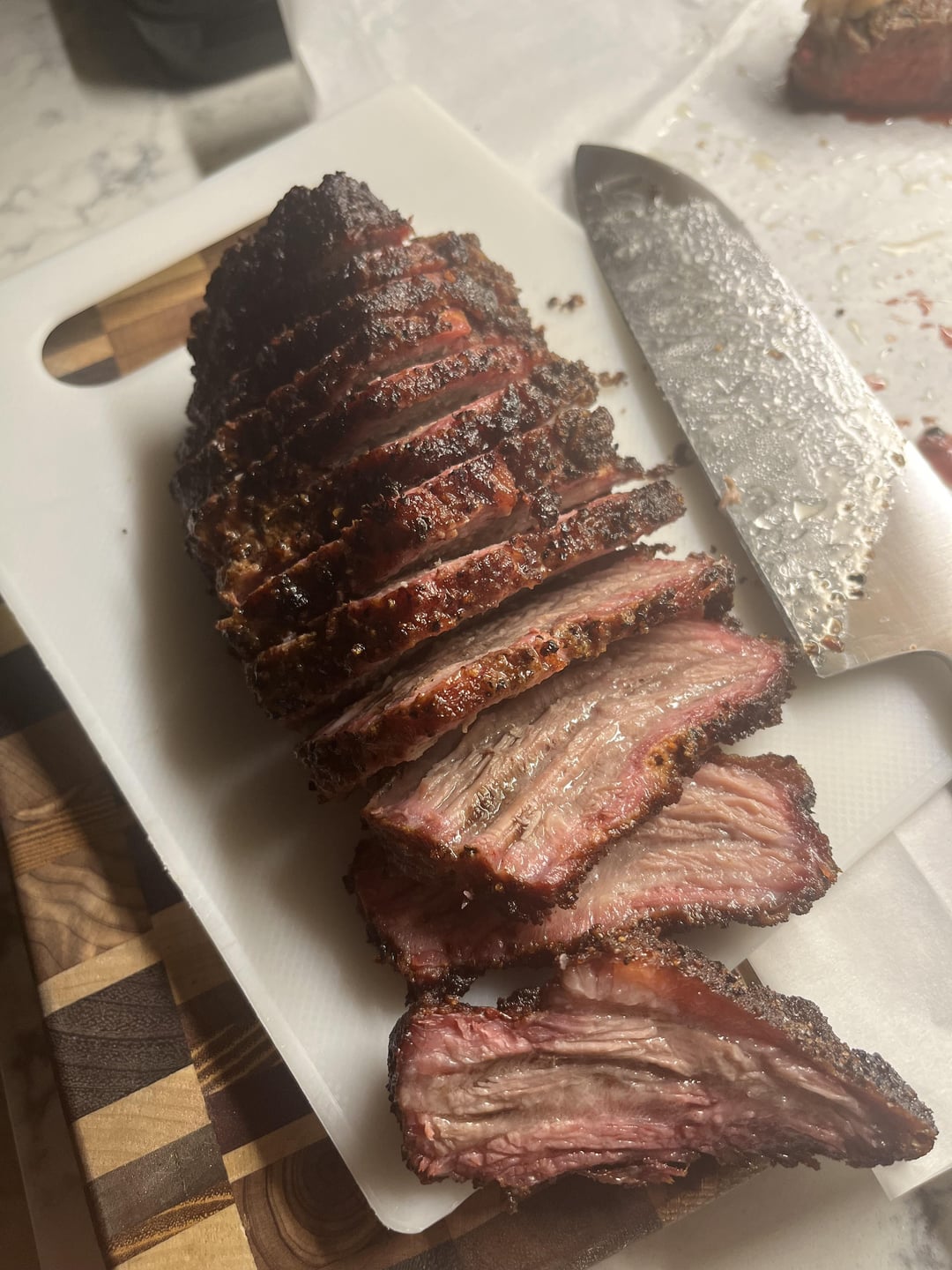 Made a mini brisket Dining and Cooking
