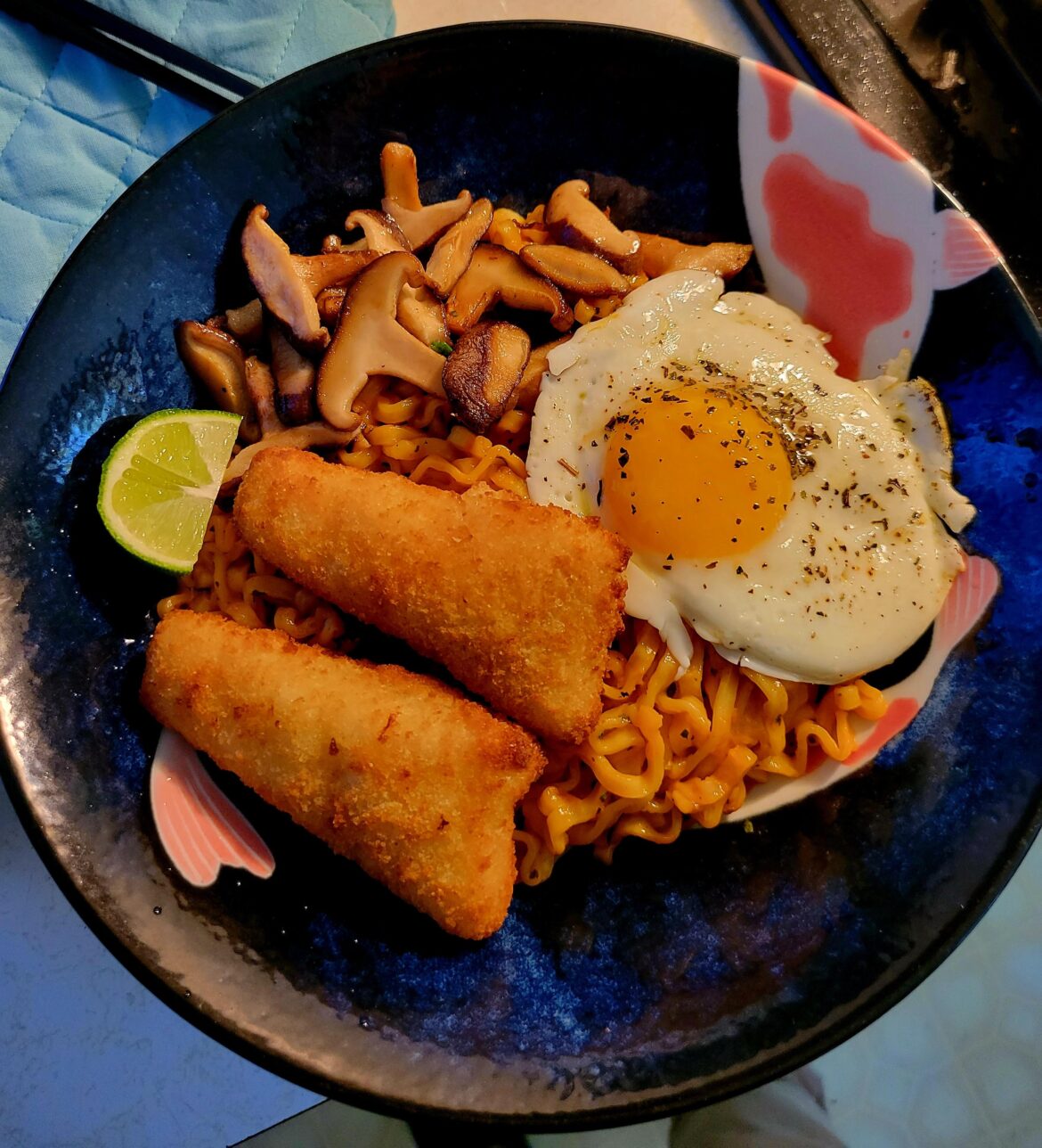 Buldak Carbonara w/ Extras :]