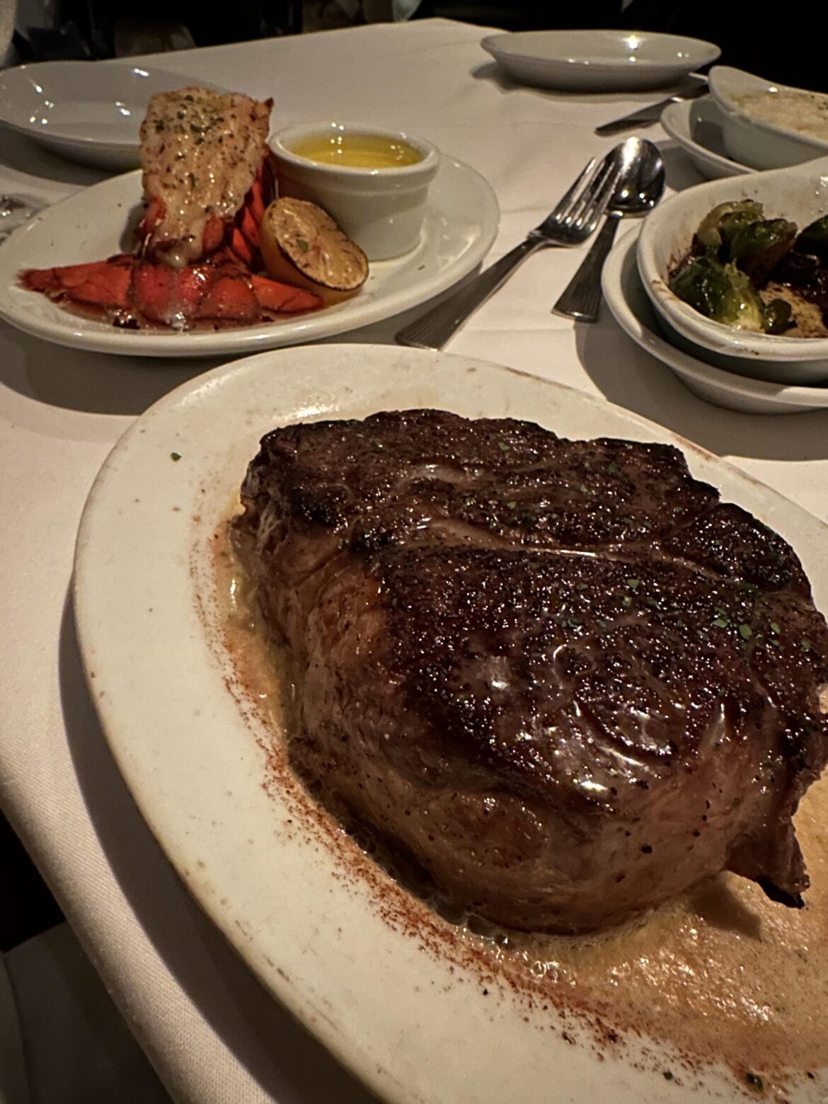 New ribeye steak at Chuck E. Cheese