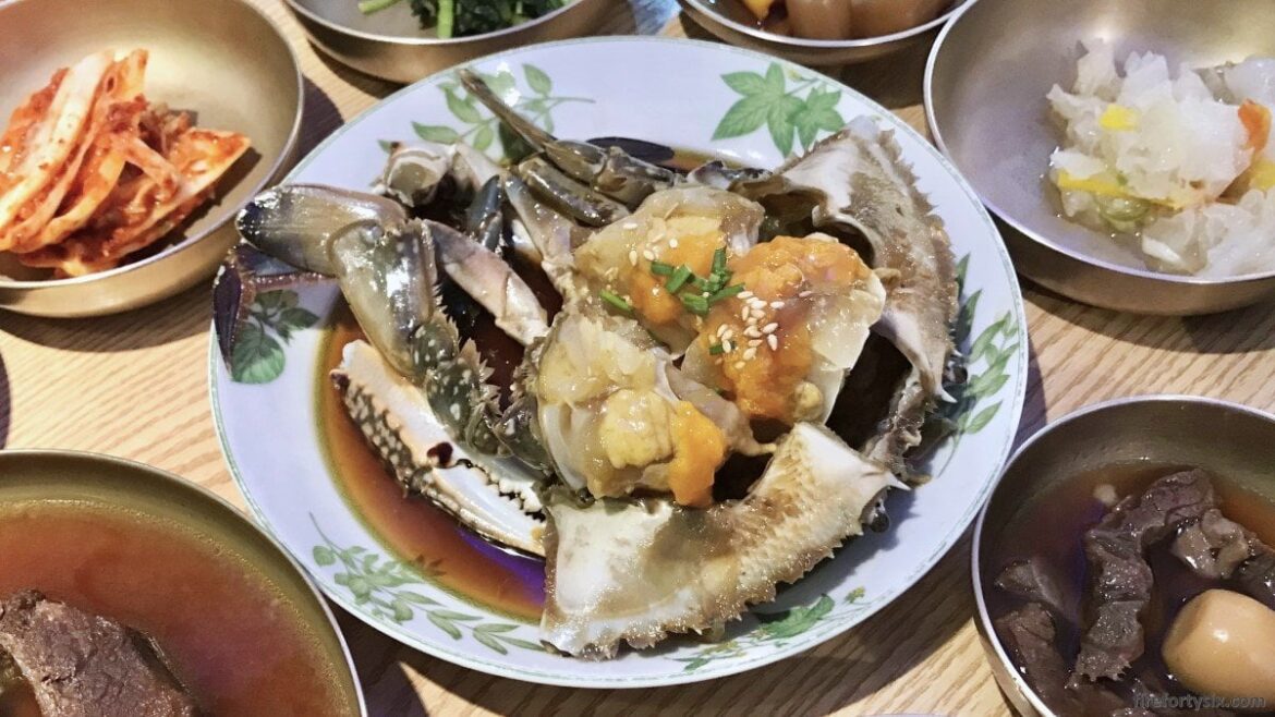 Our very first taste of ganjang gejang, courtesy of Keun Giwajip