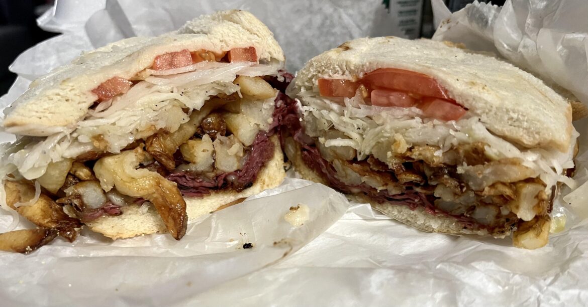 Pastrami from Primanti Bros. (A Pittsburgh staple).