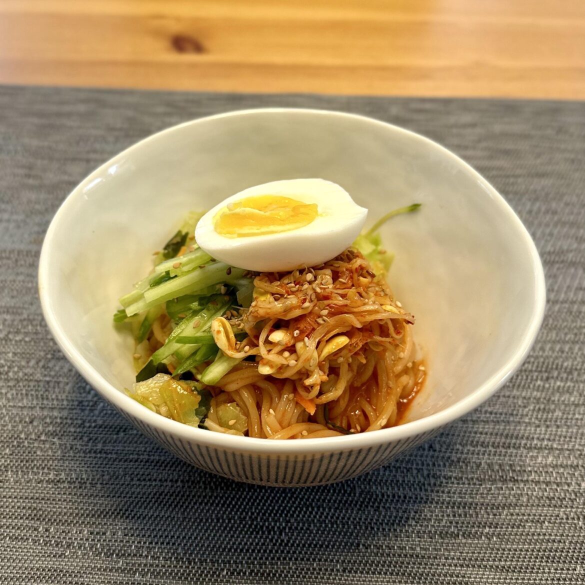 Bori jjolmyeon lunch