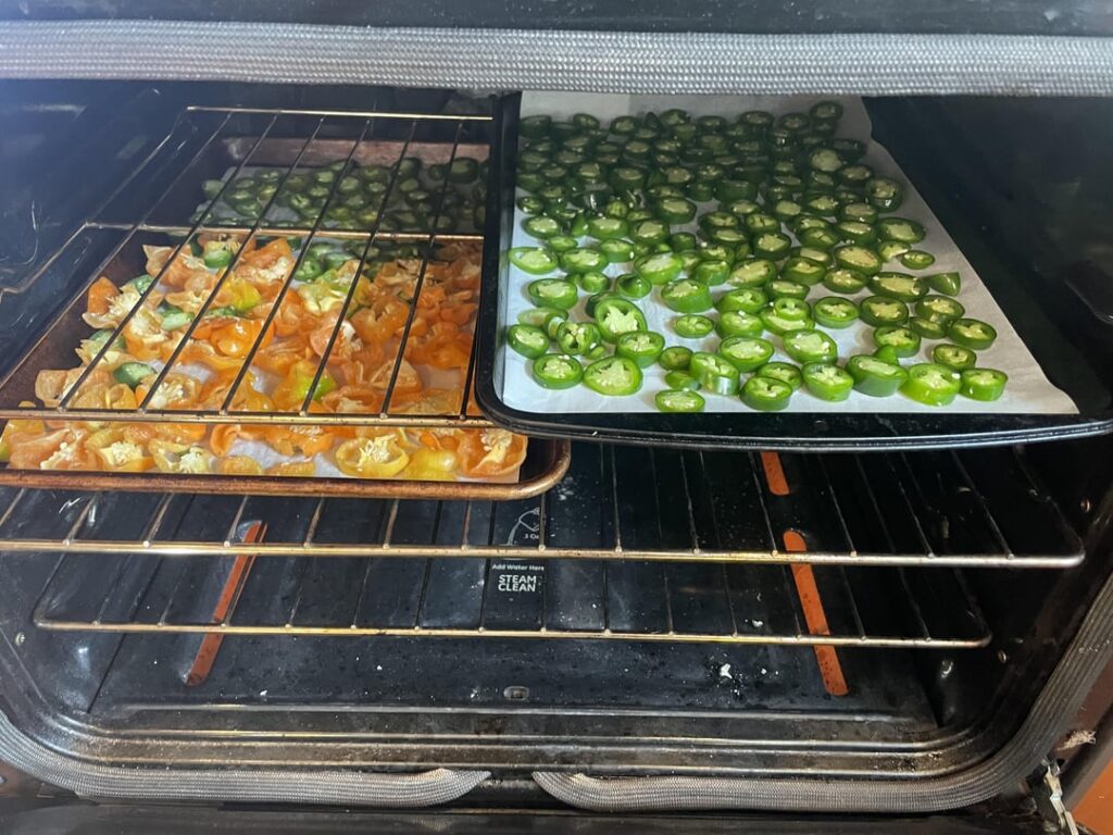 This summers crop was taking up too much fridge space so…