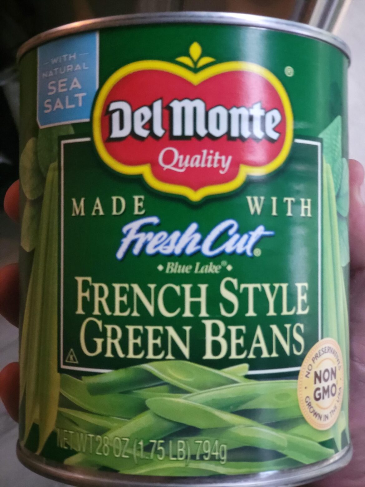 How do I make my green beans taste like cheap, low quality, grocery store cans How do I make my green beans taste like cheap, low quality, grocery store cans