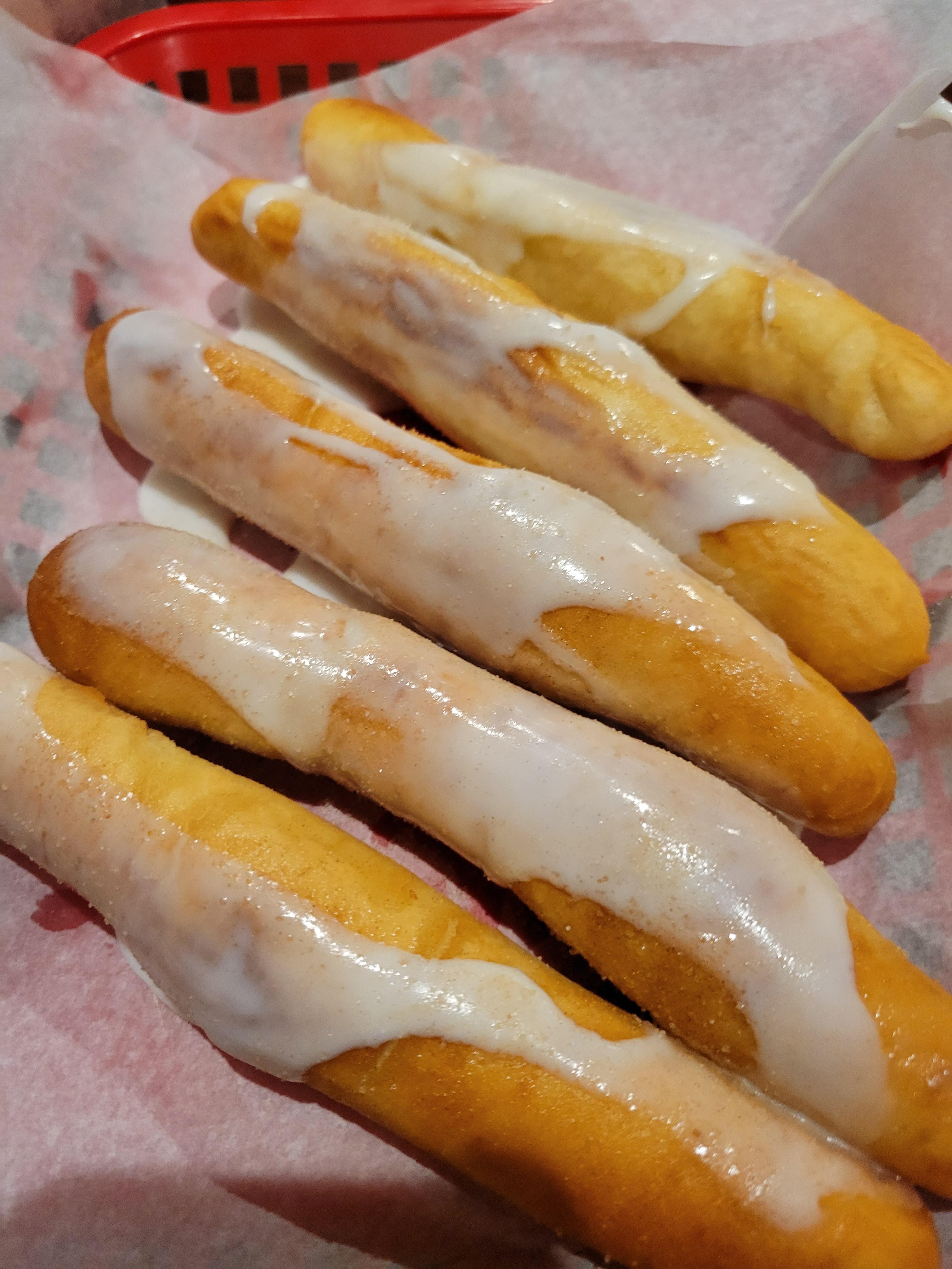 Cinnamon Sticks with Icing Dining and Cooking