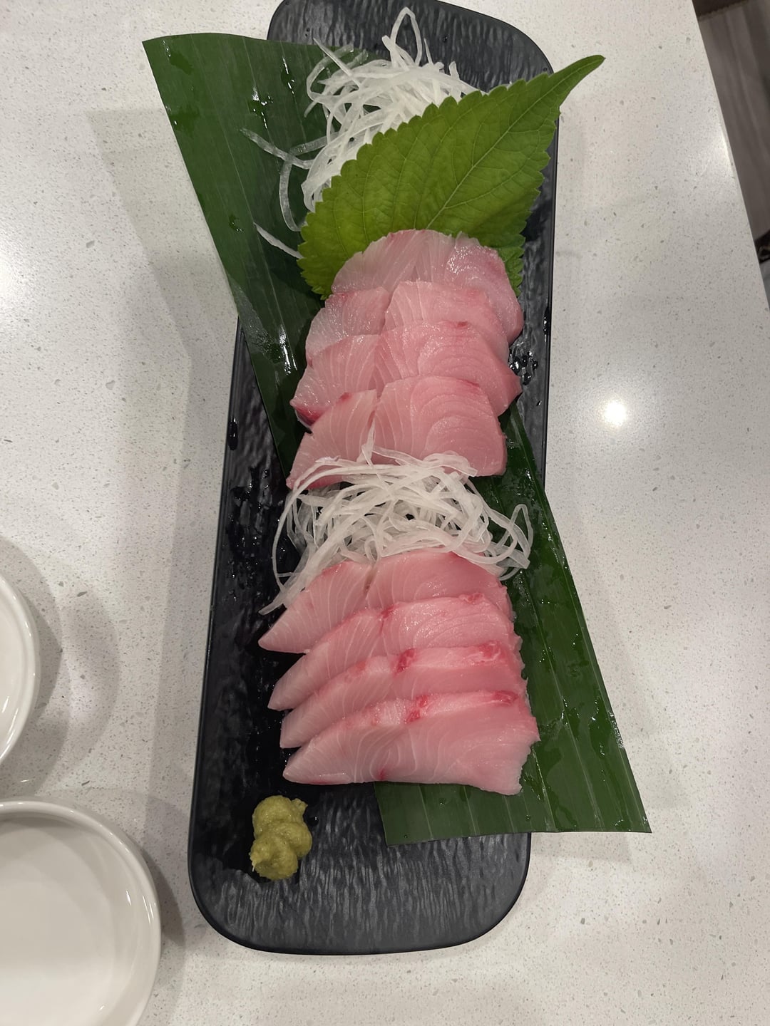Some sashimi and hand rolls that I prepped at home (hamachi and tuna