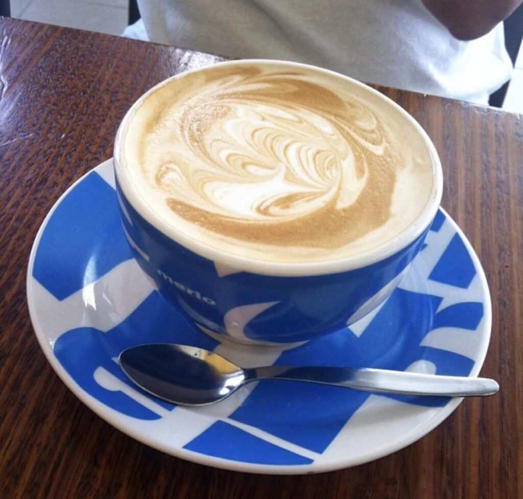 A latte to start the day!