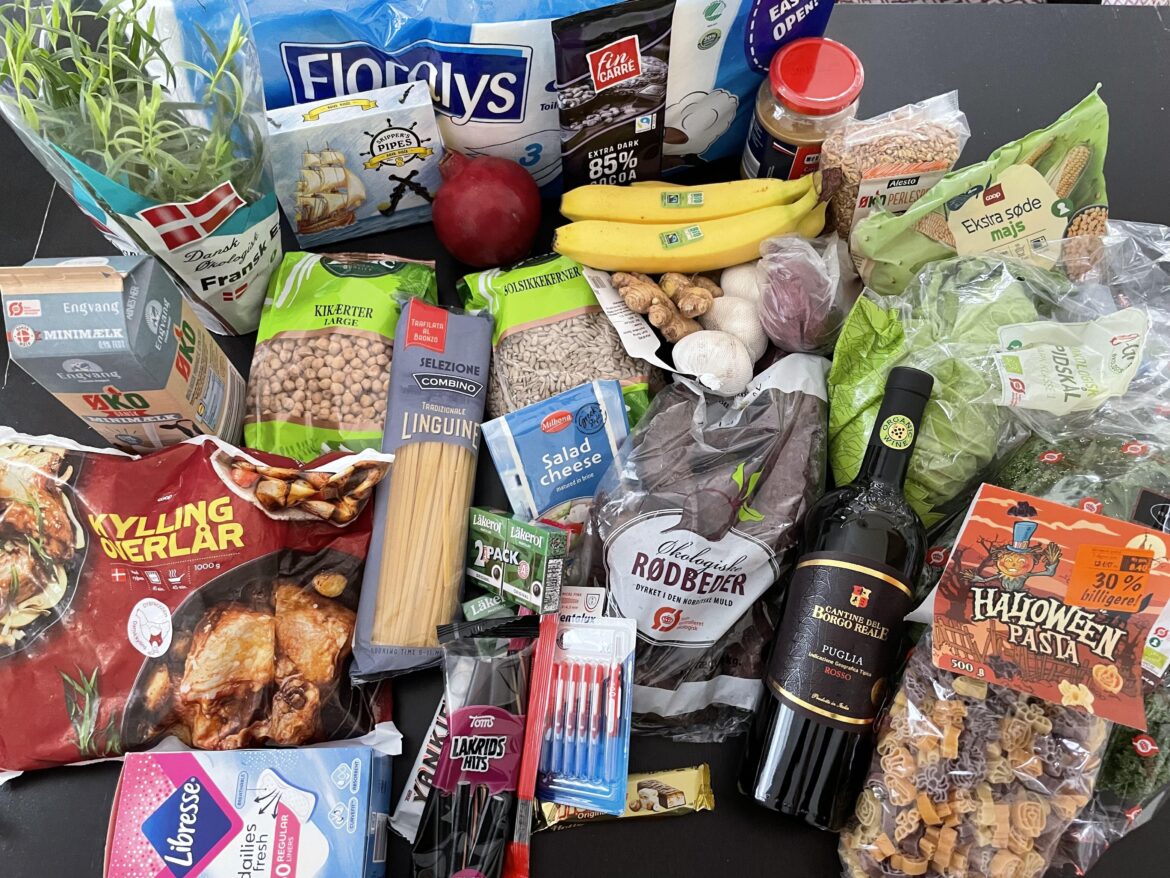 Weekly haul, 496 DKK (71$)