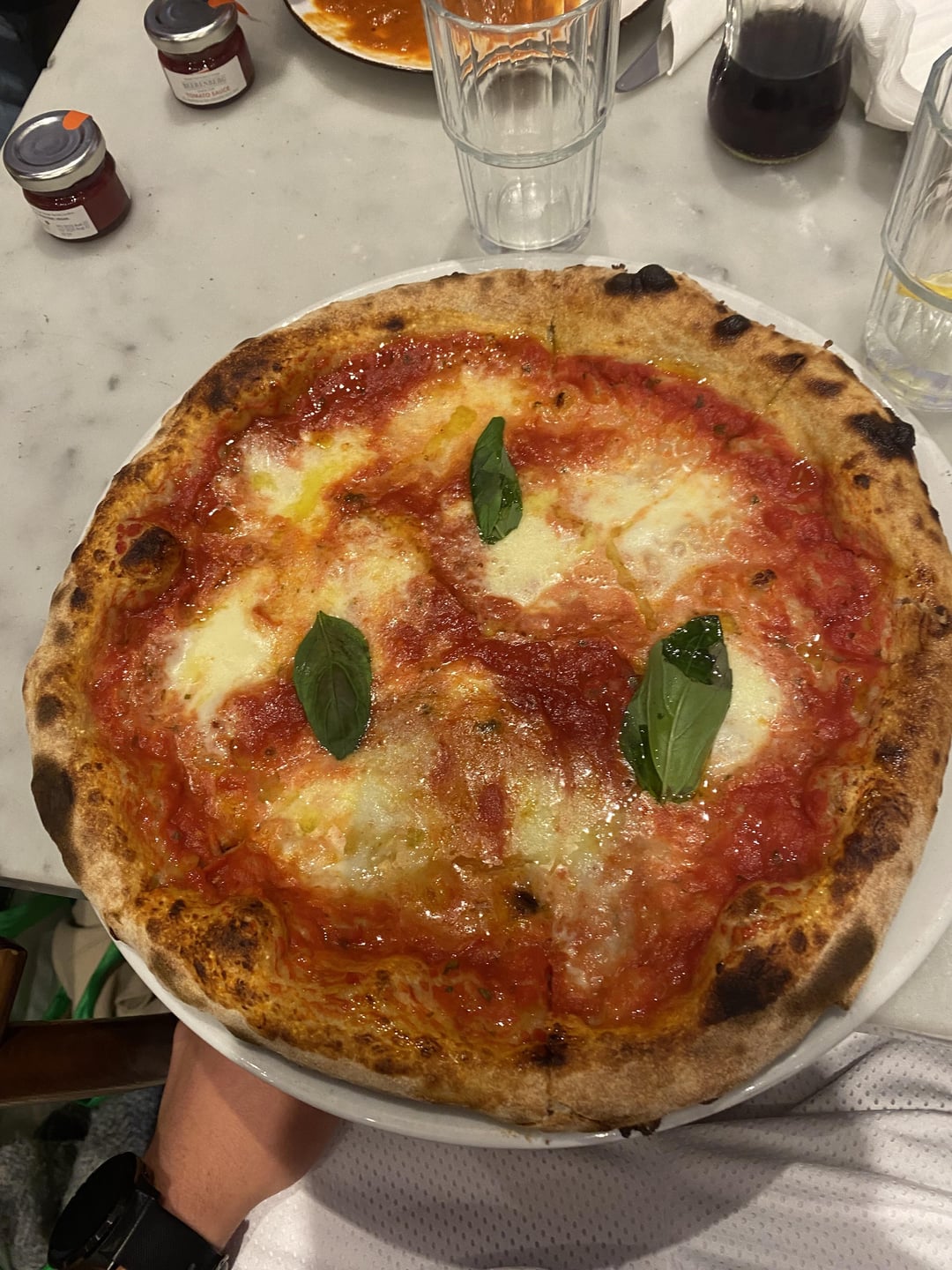 Calories in this woodfire Margherita pizza Dining and Cooking