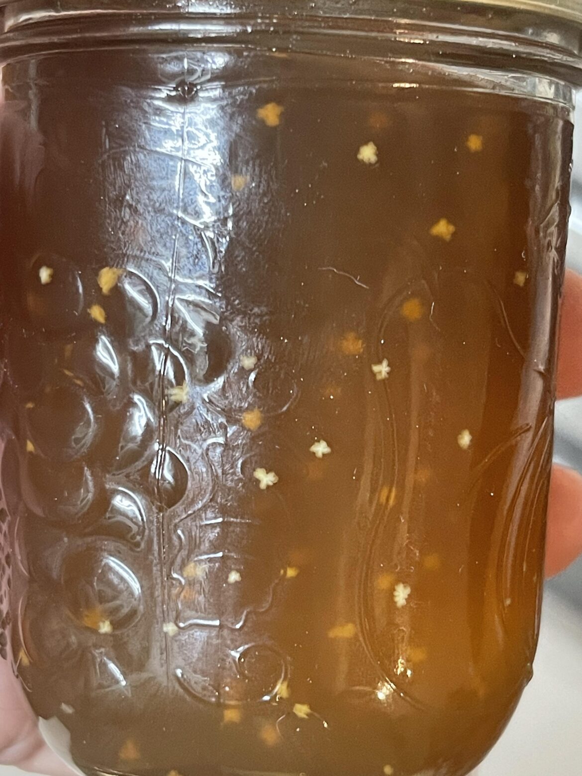 Dandelion jelly spots