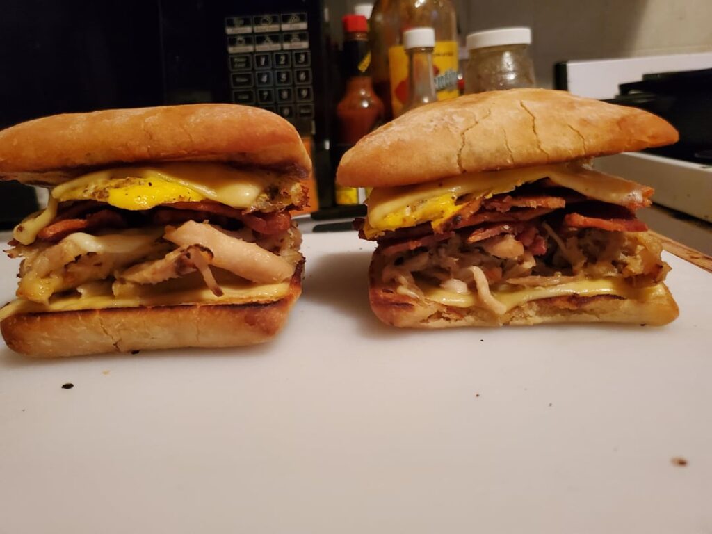Spicy Chicken, Bacon, and Egg Breakfast Sammie