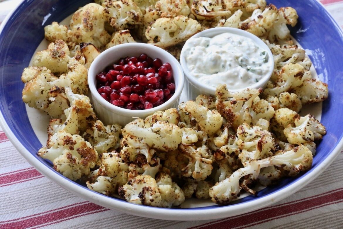 Healthy Oven Roasted Crispy Lebanese Cauliflower