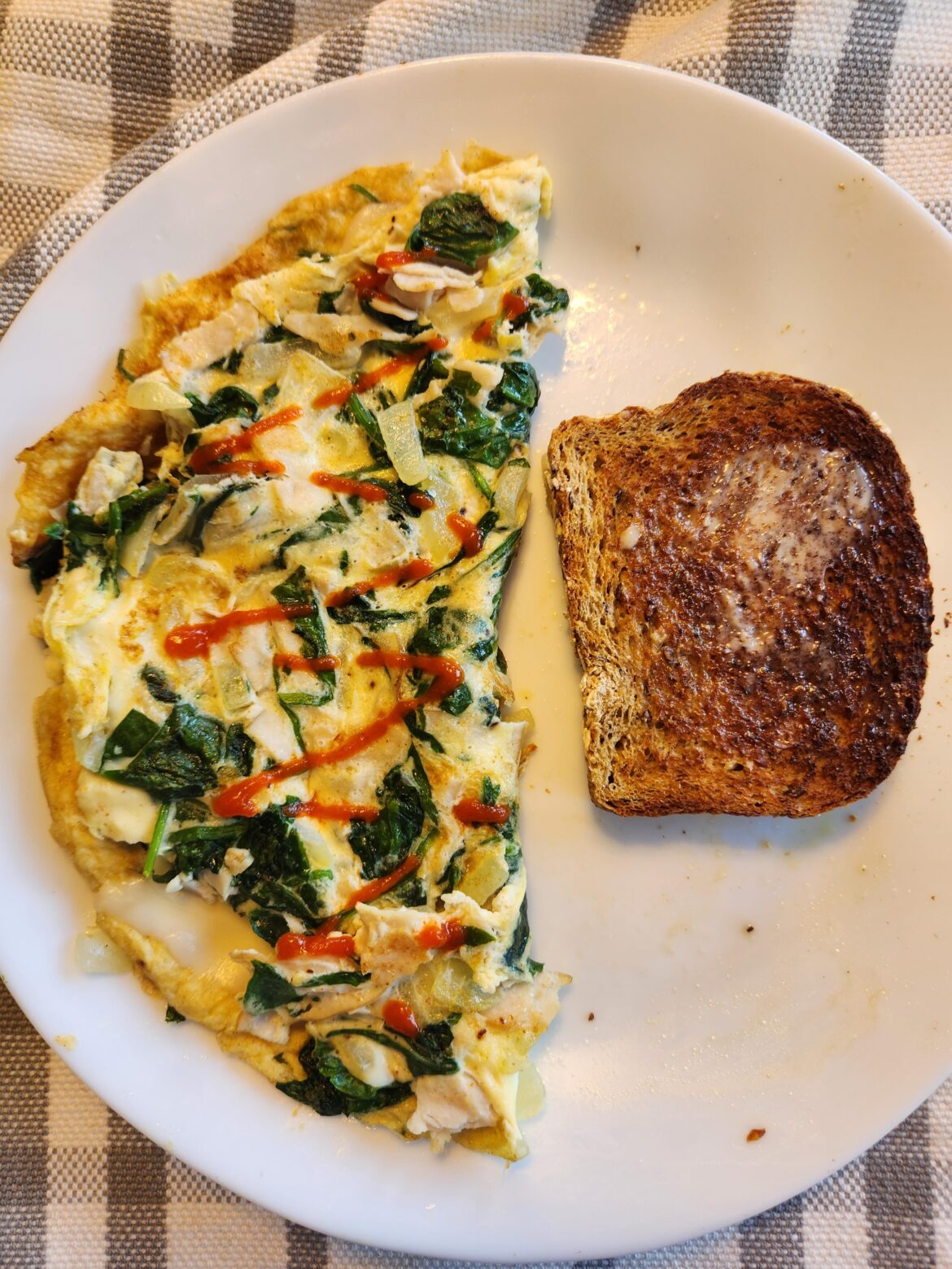 375 cal, 45g protein breakfast