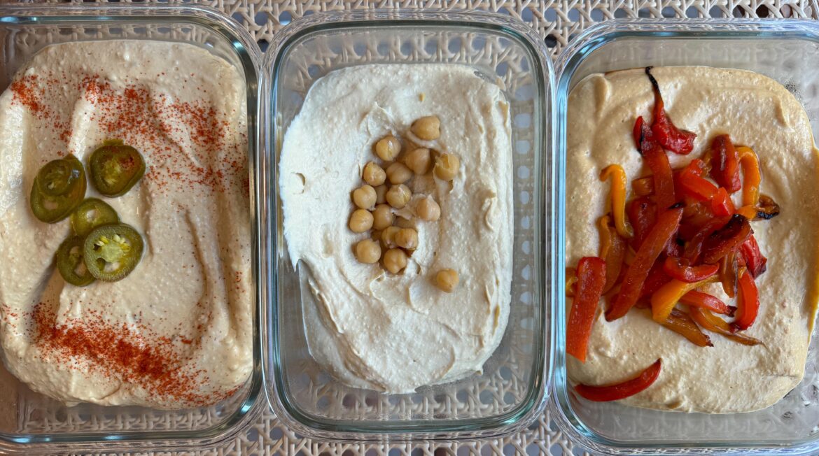 Baby’s first hummus from scratch 🥹