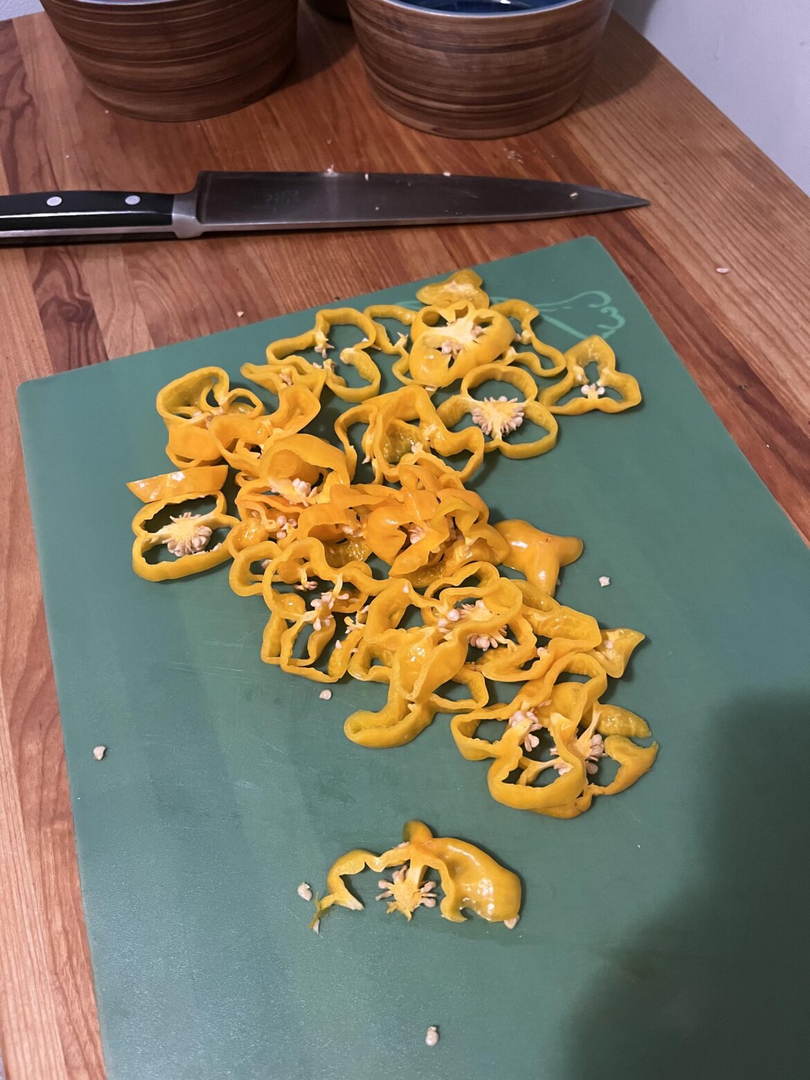 Made a small batch of cowboy candy with the last of the habaneros I grew.