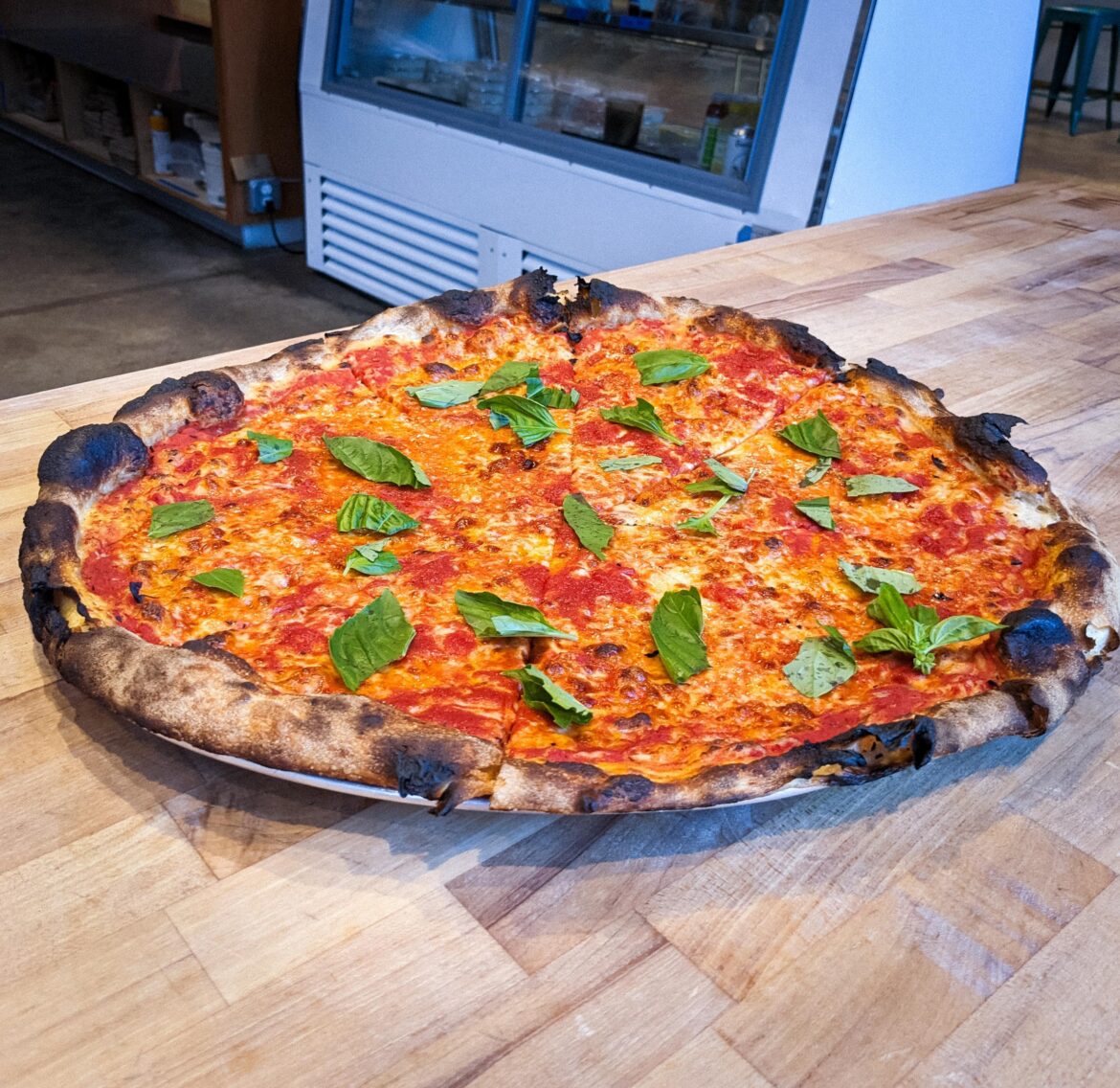 I made an 18 inch Pizza.