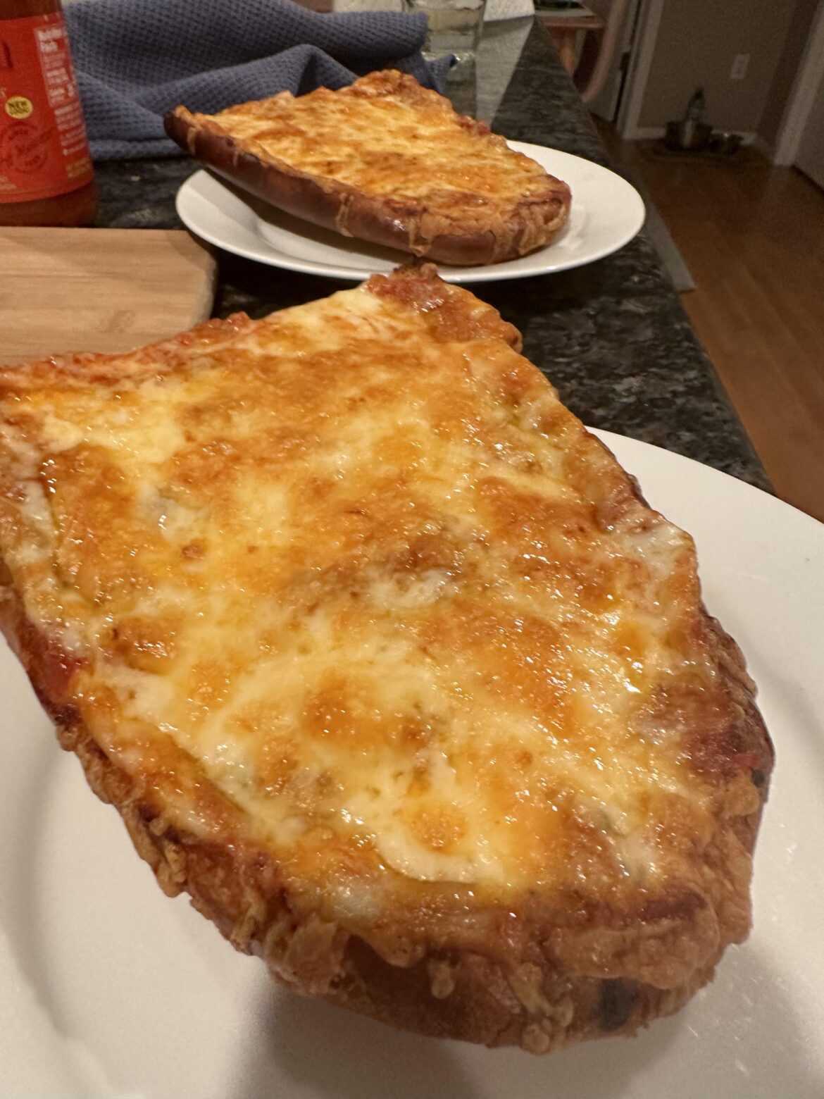 Kenji french bread pizza levitating