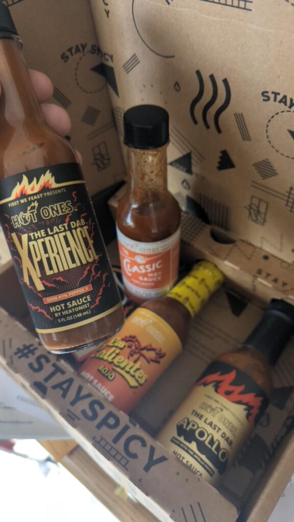Finally got a taste of some pepper X hot sauce! Can't wait to try the Apollo.