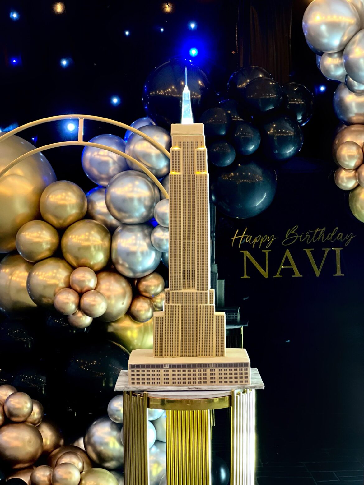 Empire State Building cake