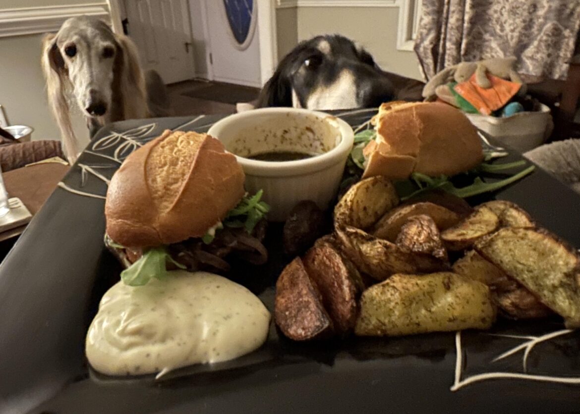 Vegan Mushroom French Dip Sandwiches (9.5/10)