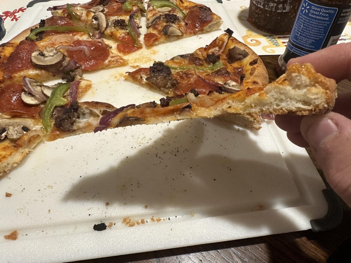 Same day pizza dough. Finally a crust I like!