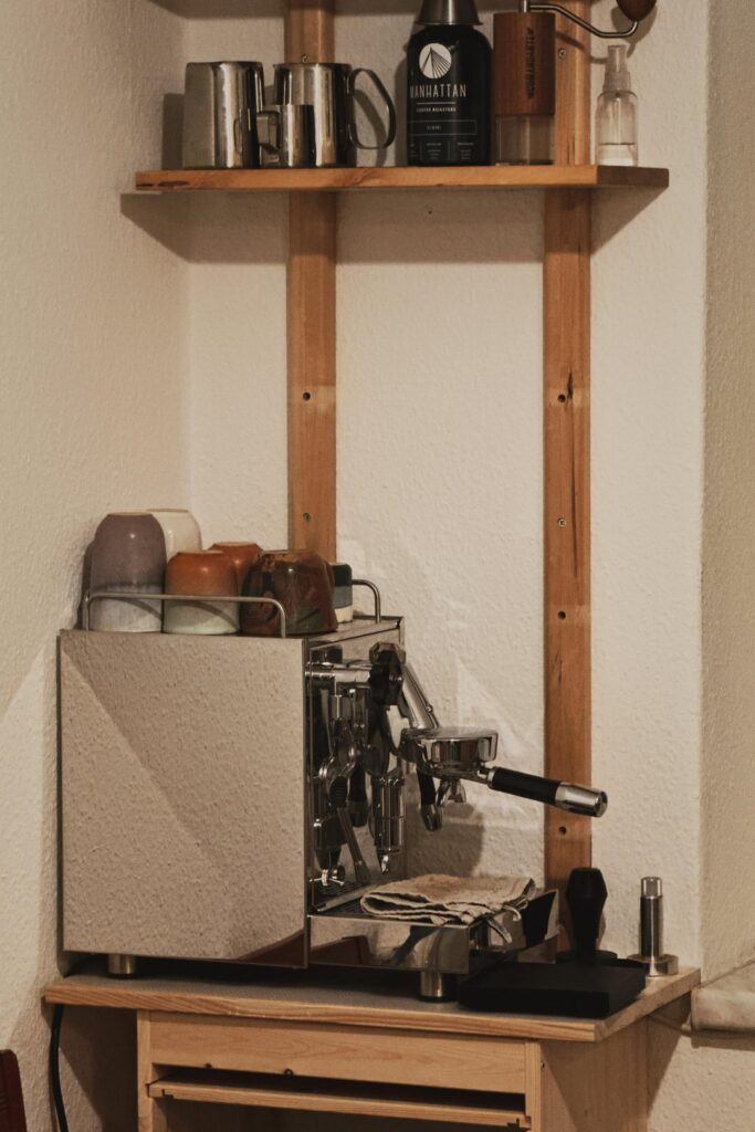 Finished (missing a few new plants) my new coffee station (our kitchen isn’t that big)