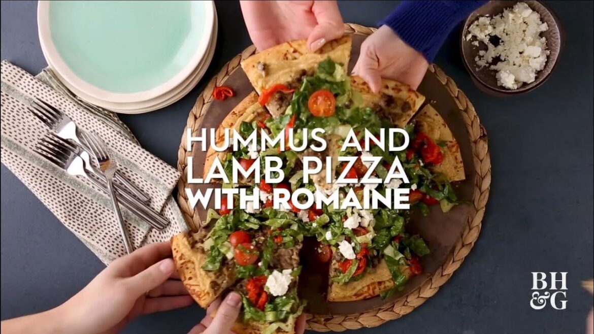 Hummus and Lamb Pizza with Romaine | Weeknight Wins | Better Homes & Gardens