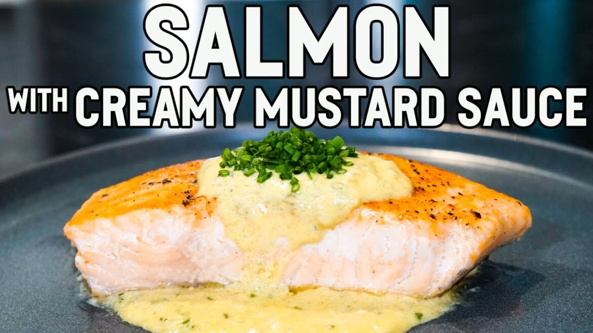 Salmon With Creamy Mustard Sauce