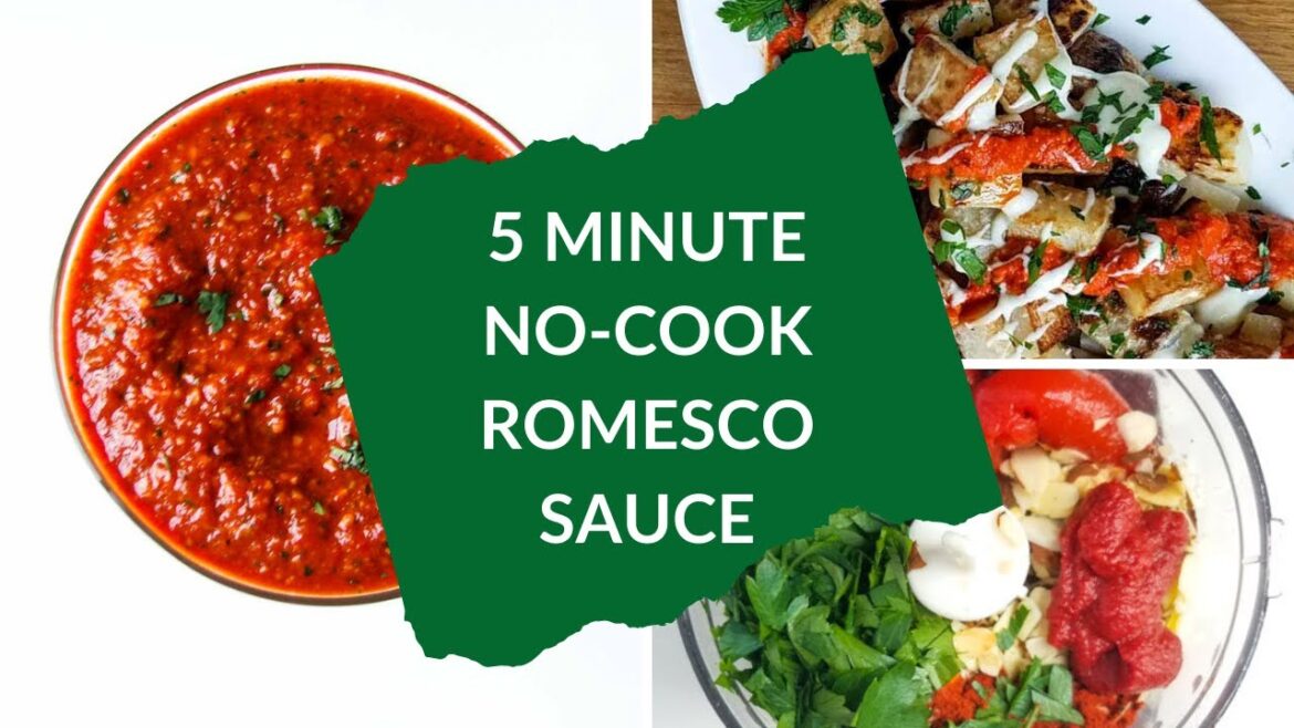 Spanish Romesco Sauce | Easy No Cook Gluten Free Sauce Recipe Spanish Romesco Sauce | Easy No Cook Gluten Free Sauce Recipe