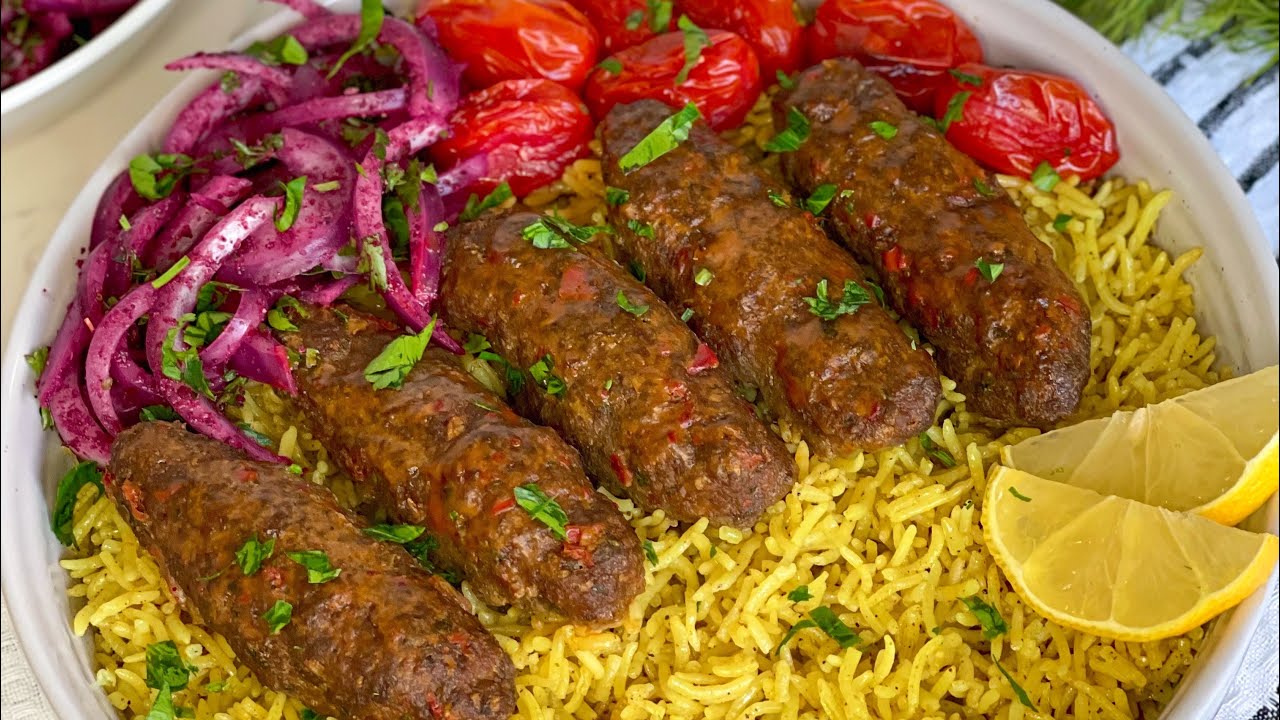Oven baked kofta kebabs Dining and Cooking