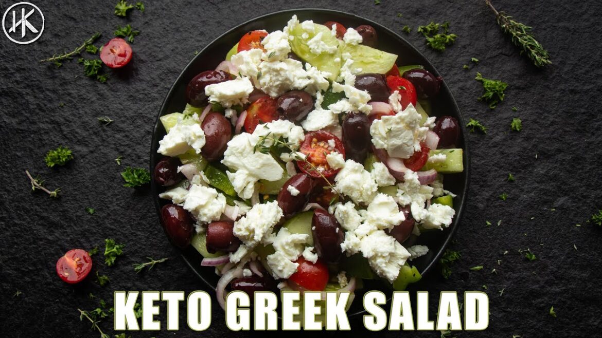 This EASY Greek Salad is PERFECT for KETO and LOW CARB | Keto Greek Salad This EASY Greek Salad is PERFECT for KETO and LOW CARB | Keto Greek Salad