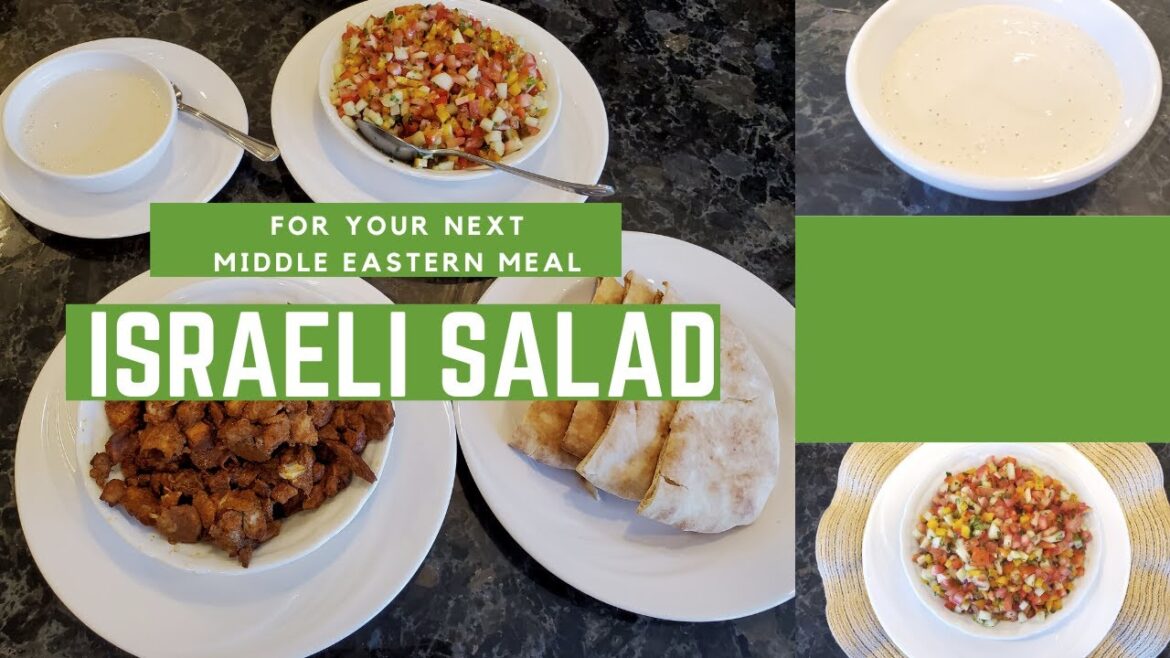 Israeli Salad | For the BEST Middle Eastern Meal
